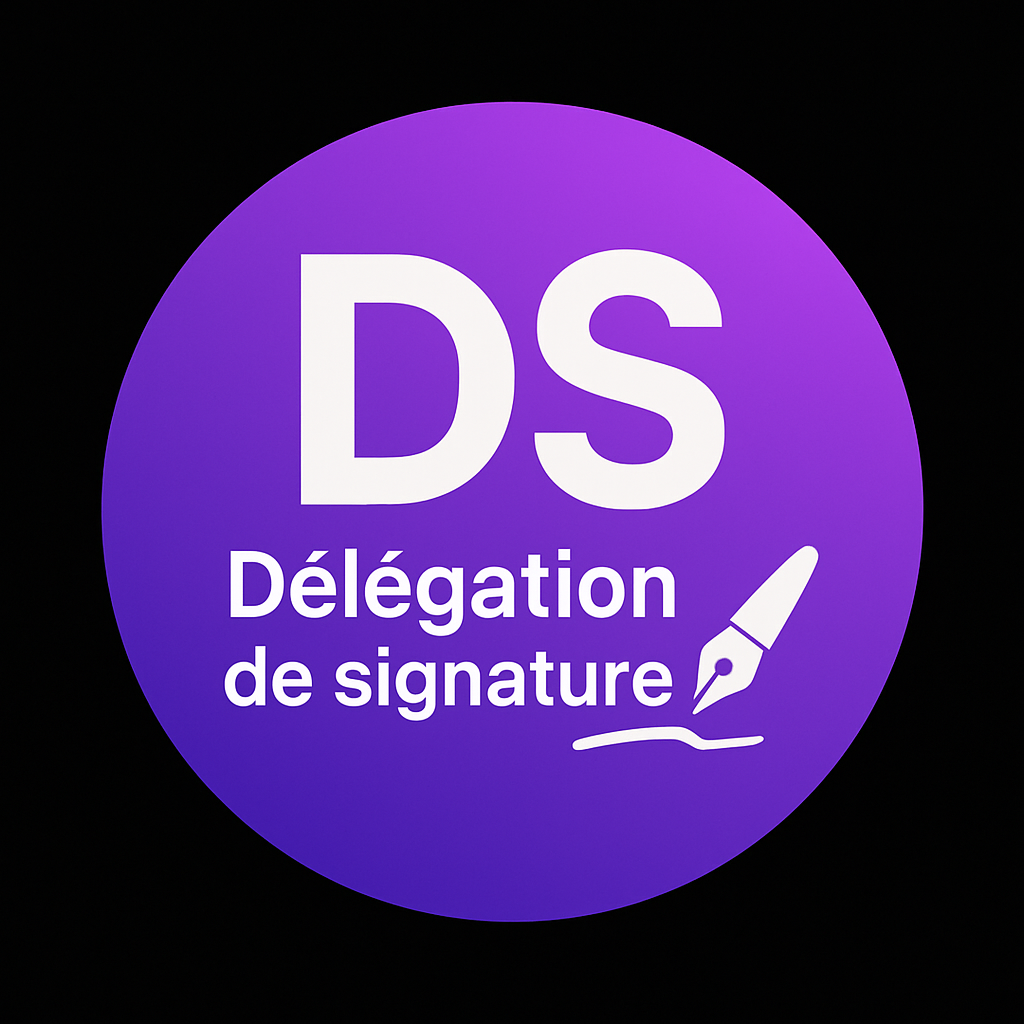 Délégation de signature